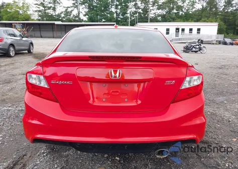 2012 Honda Civic Si из США, поврежденный, VIN 2HGFB6E52CH704911